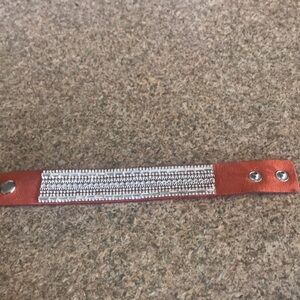 Orange/brownish wrap bracelet